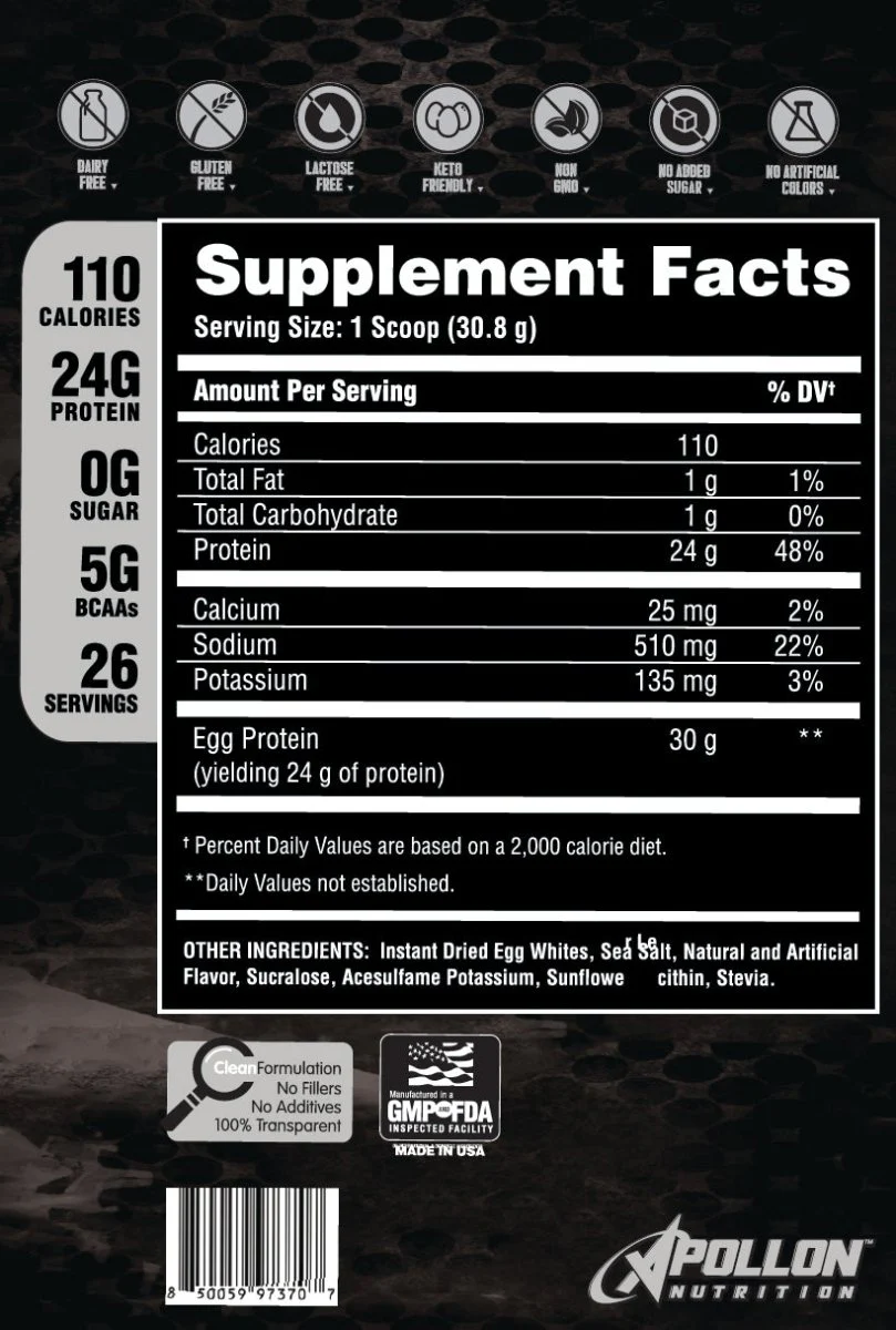 Egg-cellent  - Premium Grade Pure Egg Protein Powder Sample - Image 4