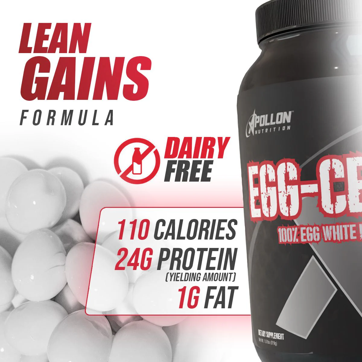 Egg-cellent  - Premium Grade Pure Egg Protein Powder - Image 10