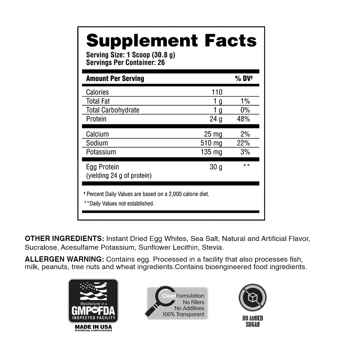 Egg-cellent  - Premium Grade Pure Egg Protein Powder - Image 7